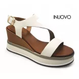 Inuovo női szandál-B37005 Crema