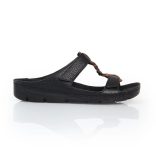 Batz női papucs-Bori Black-leo