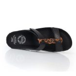 Batz női papucs-Bori Black-leo