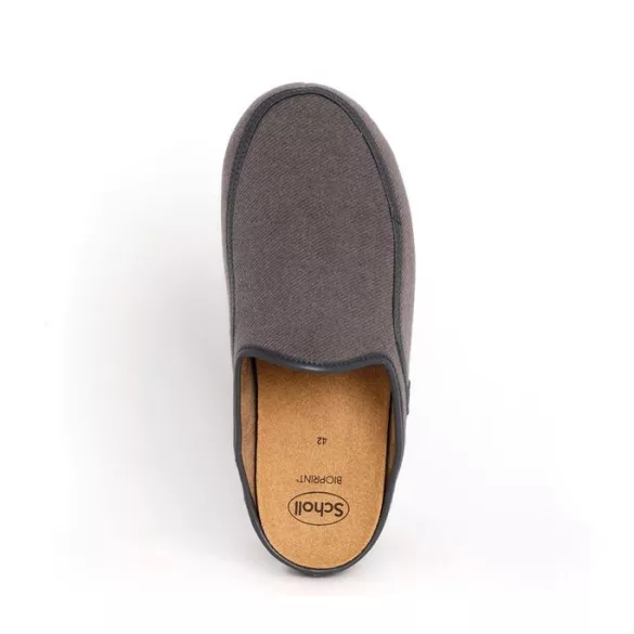 Scholl férfi papucs-Brandy szürke - F308531029
