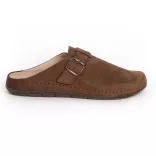 Scholl férfi papucs-Inverness Man barna - F308951011
