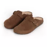 Scholl férfi papucs-Inverness Man barna - F308951011