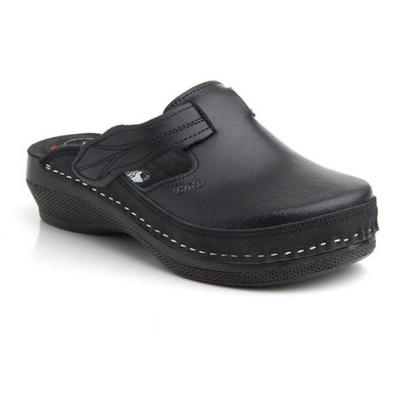 Batz női papucs-Flower fekete