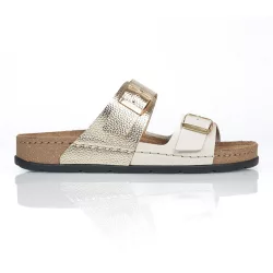 Batz női papucs-Mallorca Beige-Gld