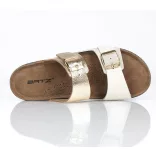 Batz női papucs-Mallorca Beige-Gld
