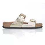 Batz női papucs-Mallorca Beige-Gld