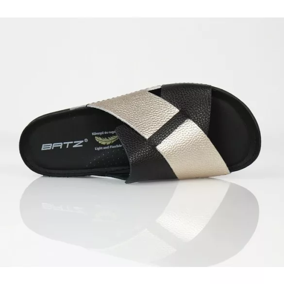 Batz női papucs-Marina Black Gold
