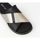 Batz női papucs-Marina Black Gold