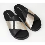 Batz női papucs-Marina Black Gold