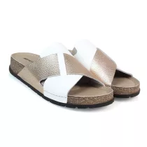 Batz női papucs-Marina White Gold