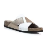 Batz női papucs-Marina White Gold