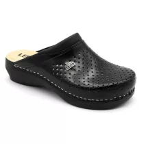 Leon Comfort női papucs-PU 100 Fekete
