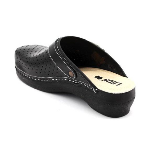 Leon Comfort női papucs-PU 101 Fekete