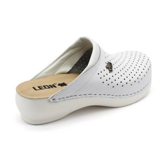 Leon Comfort női papucs-PU 100 Fehér