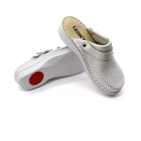 Leon Comfort férfi papucs-V202M Fehér