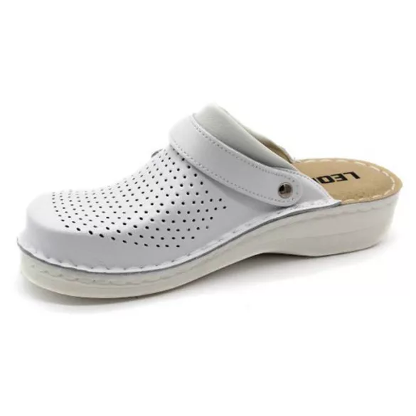 Leon Comfort férfi papucs-V202M Fehér