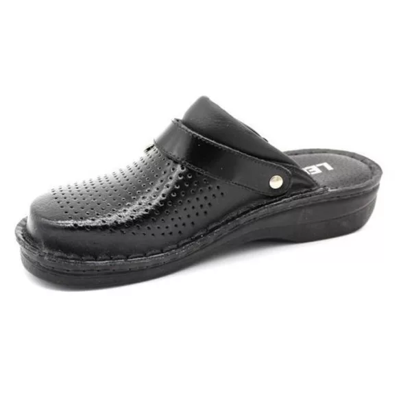 Leon Comfort férfi papucs-V202M Fekete