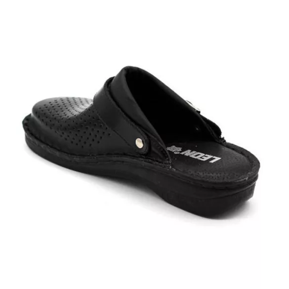 Leon Comfort női papucs-V202 Fekete