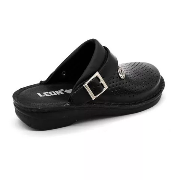 Leon Comfort női papucs-V202 Fekete