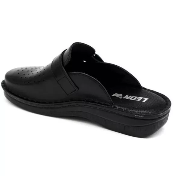 Leon Comfort férfi papucs-V230M Fekete