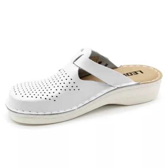 Leon Comfort női papucs-V260 Fehér
