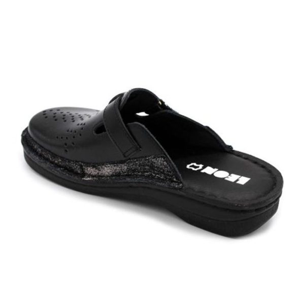 Leon Comfort női papucs-V261 Fekete