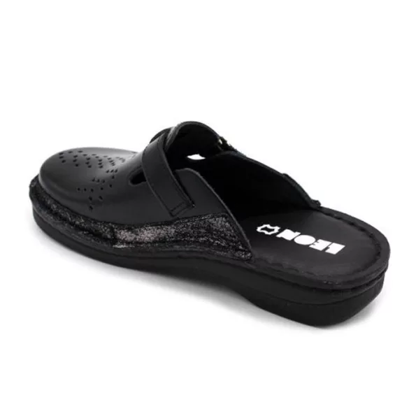 Leon Comfort női papucs-V261 Fekete
