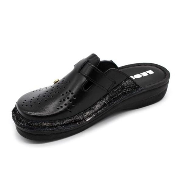 Leon Comfort női papucs-V261 Fekete