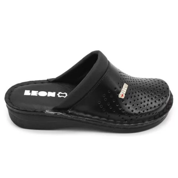 Leon Comfort női papucs-V262 Fekete